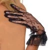 Elegant Moments Costumes Lace Wrist Length Gloves With Ruffle