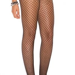 Elegant Moments Black Fence Net Leggings