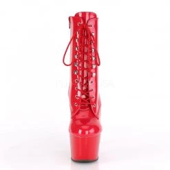 Pleaser 7-Inch Heels + Lace-Up Platform Ankle Boots With 7-inch Stiletto Heels