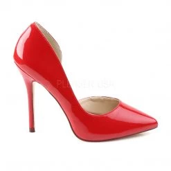 Pleaser Pumps Open-sided Pump High Heel Shoe With 5-inch Spike Heel 4-colors AMUSE-22