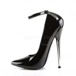 Pleaser Fetish Shoes With 6-inch Stiletto Heel In Red Or Black