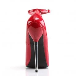 Pleaser Fetish Shoes With 6-inch Stiletto Heel In Red Or Black