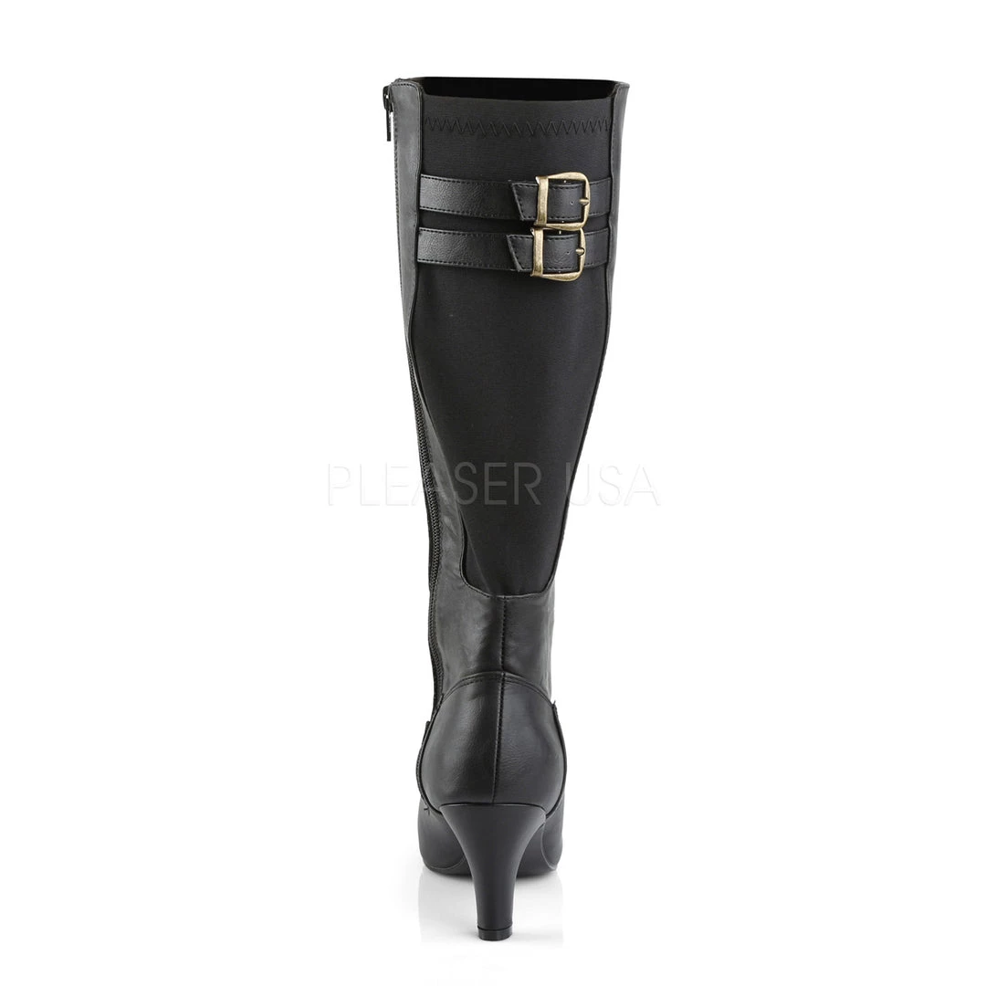 Pleaser Knee Boot With 3-inch Heel