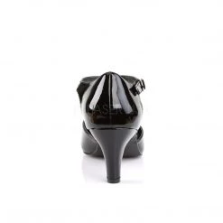 Pleaser Faux Leather D'orsay T-Strap Pump Shoes With 3-inch Heel