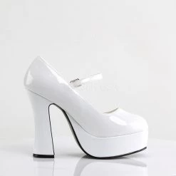 Pleaser Mary Jane Platform Shoes With 5-inch Chunky Heels 4-colors