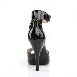 Pleaser Closed Back Sandal With Ankle Strap And 5-inch Heel 5-colors
