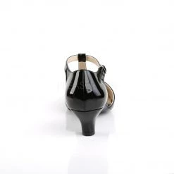 Pleaser No Platform T-Strap Pump Shoes With 2-inch Heels 4-colors