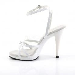 Pleaser Ankle Strap Strappy Ankle Wrap Platform Sandal Shoe With 4.5-inch Heel 4-colors PS-FLAIR-436
