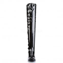 Pleaser Thigh High Boots With 3-inch Block Heel GOGO3000