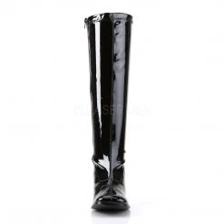 Pleaser Knee High Plus Size Wide Calf GoGo Boots With 3-inch Heels