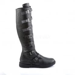 FantasiaWear Men's 7-Buckle Knee High Boots Men's Wear