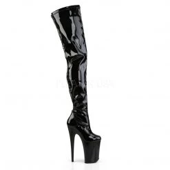 Pleaser Thigh High Platform Crotch High Boots With 9-inch Spike Heels PS-INFINITY-4000
