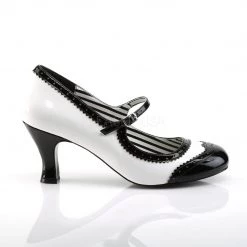 Pleaser Spectator Mary Jane Pump Shoes With 3-inch Kitten Heel PS-JENNA-06