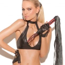 Elegant Moments Leather Whip