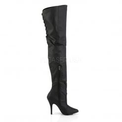 Pleaser Leather Thigh High Boots With 5-inch Heel PS-LEGEND-8899 Flag Gear