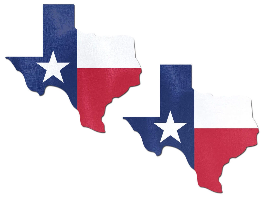 PASTEASE Texas Flag Self-adhesive Pasties