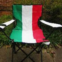 Ruffin Italy Flag Folding Chair
