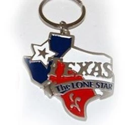 Ruffin Texas Key Ring Flag Gear