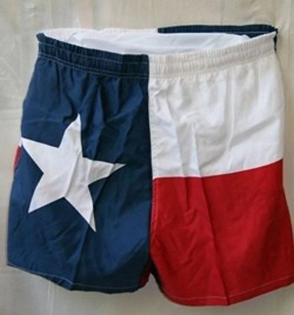 Ruffin Texas Flag Men's Swim Trunks Swimwear