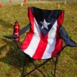 Ruffin Flag Gear Puerto Rico Flag Folding Chair