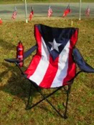 Ruffin Flag Gear Puerto Rico Flag Folding Chair