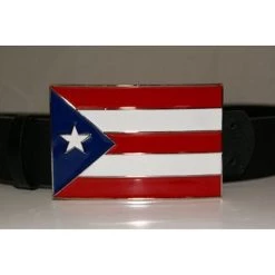 Ruffin Flag Gear Puerto Rico Flag Belt Buckle