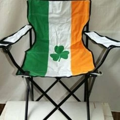 Ruffin Irish Flag Folding Chair Flag Gear