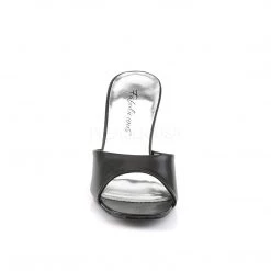 Pleaser Black Slipper With 3-inch Block Heel PS-ROMANCE-301-2 Slipper Shoes