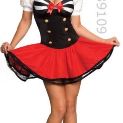 Rubie's Navy Babe Pin-up 2-pc Costume Dress
