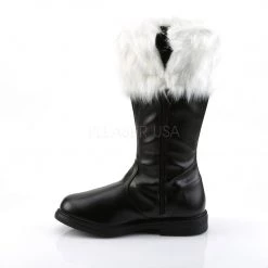 Pleaser Men's Santa Boots With 1-inch Flat Heel