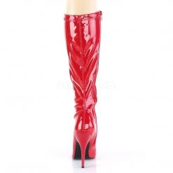 Pleaser Plain Stretch Knee Boot With 5-inch Spike Heel 3-colors PS-SEDUCE-2000