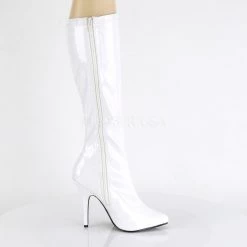 Pleaser Plain Stretch Knee Boot With 5-inch Spike Heel 3-colors PS-SEDUCE-2000