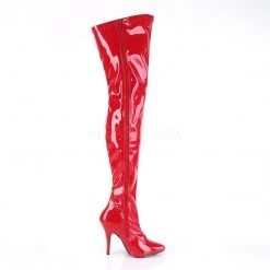 Pleaser Classic Stretch Thigh Boot With 5-inch Spike Heel PS-SEDUCE-3000 Flag Gear