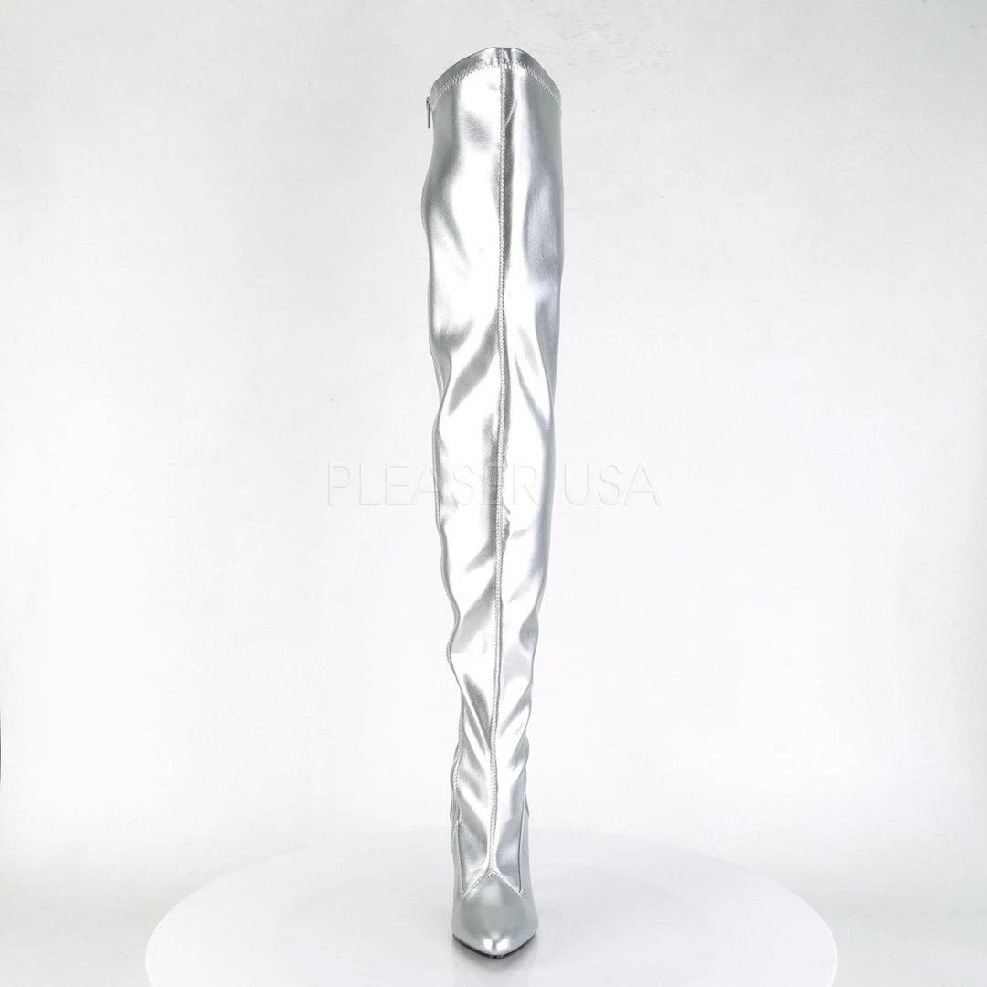 Pleaser Classic Stretch Thigh Boot With 5-inch Spike Heel PS-SEDUCE-3000 Flag Gear