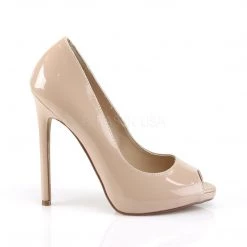Pleaser Platform Peep Toe Pump With 5-inch Spike Heel 3-colors PS-SEXY-42 Pumps