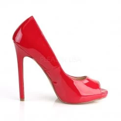 Pleaser Platform Peep Toe Pump With 5-inch Spike Heel 3-colors PS-SEXY-42 Pumps