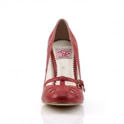 Pleaser Instep Strap Mary Jane Pump With Cut Out Design 4-inch Heel PS-SMITTEN-20 Pumps