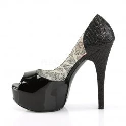 Pleaser Peep Toe D'Orsay Pump Shoes With 5-inch Heel 3-colors PS-TEEZE-41W