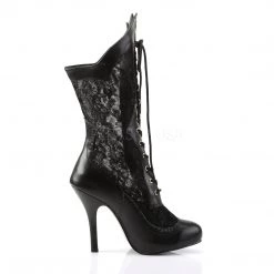 Pleaser Plus Size Ankle Boots 5-inch Heels