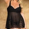 Shirley Plus Size Padded Cup Babydoll PS Lingerie