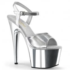 Pleaser Ankle Strap Sandals With 7-inch Heels