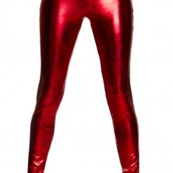 Roma Metallic Button Front Pants 5-colors LegWear