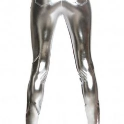 Roma Metallic Button Front Pants 5-colors LegWear
