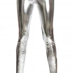 Roma Metallic Button Front Pants 5-colors LegWear
