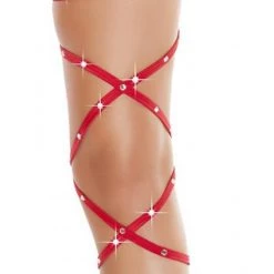 Roma Rhinestone 100-inch Leg Straps