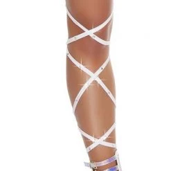 Roma Rhinestone 100-inch Leg Straps