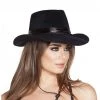 Roma Black Cowboy Hat Headwear