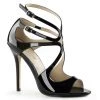 Pleaser High Heel Sandals Double Strap Sandals 5-inch Heels AMUSE-15