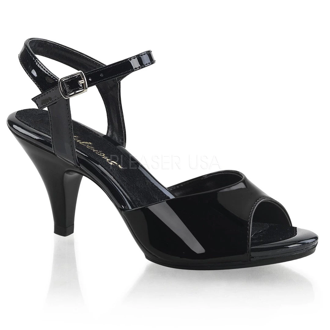 Pleaser Ankle Strap Sandal Shoe 3" Heel 6-colors