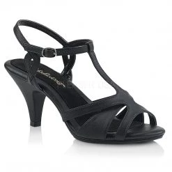Pleaser T-Strap Sandal Shoe With 3-inch Heel 5-colors -C/O